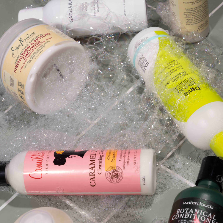 DevaCurl No-Poo Zero Lather Conditioning Cleanser - Milde, hydraterende shampoo voor glanzende en veerkrachtige krullen, zonder sulfaten, geschikt voor de CG-methode.